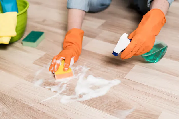 how to clean engineered wood floor